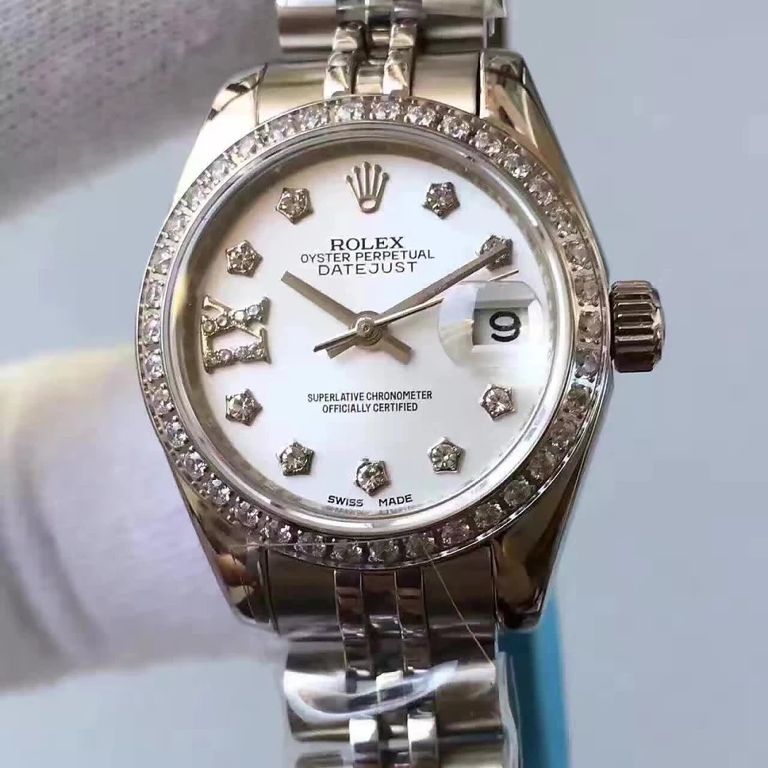 33mm Rolex Datejust MOP White