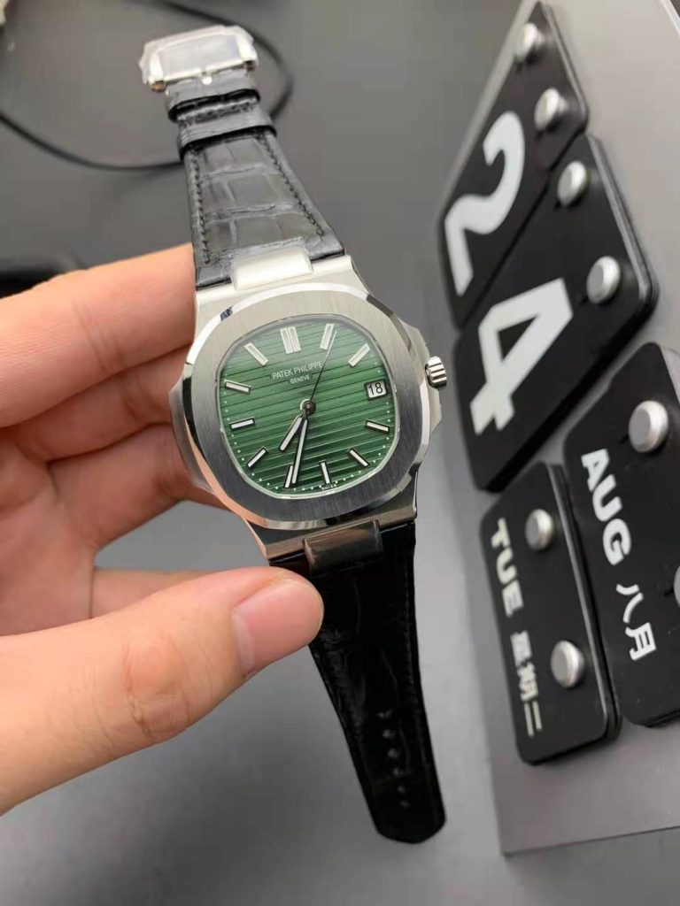 3KF Replica Patek Philippe Green Nautilus