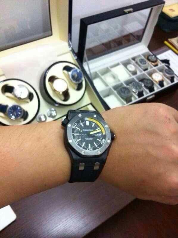 Audemars Piguet 15706 Carbon Replica on Wrist