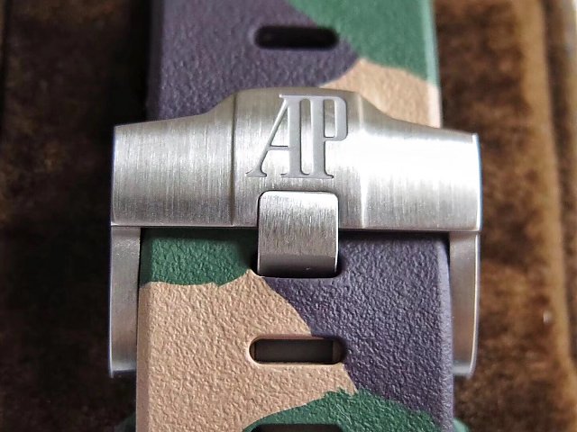 Audemars Piguet Camouflage Green Rubber Strap