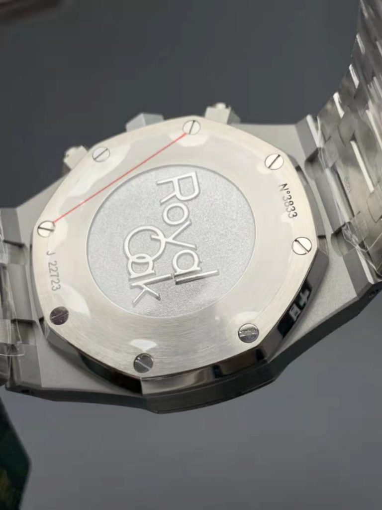 Audemars Piguet Royal Oak Chrono Black Subdial-Case Back