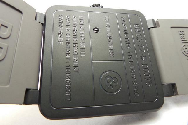 Bell Ross BR03-92 Caseback