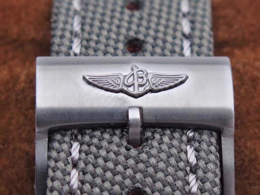 Breitling Logo on Nylon Band Buckle