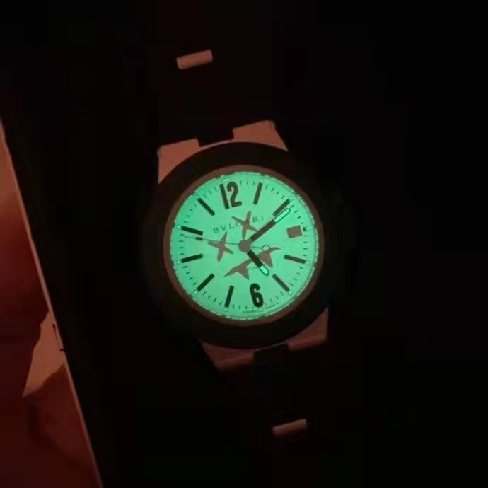 Bvlgari Aluminium Dial Lume