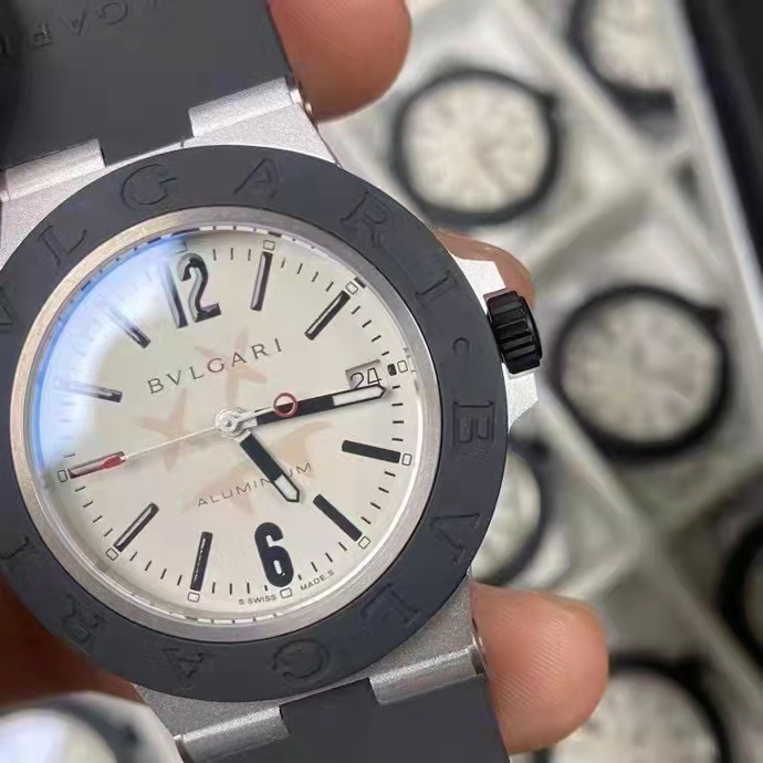 Bvlgari Aluminium Steve Aoki White Dial