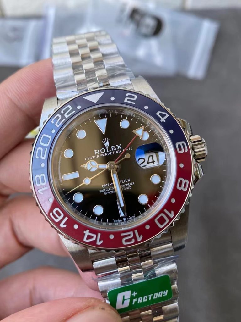 C+ Factory Rolex Pepsi GMT Replica