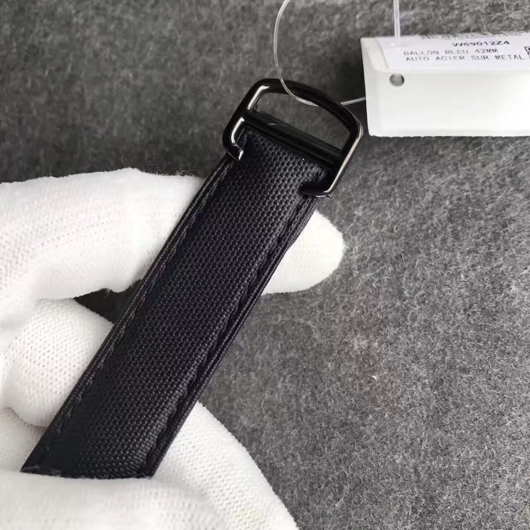 Cartier Ballon Bleu WSBB0015 Black Nylon Strap