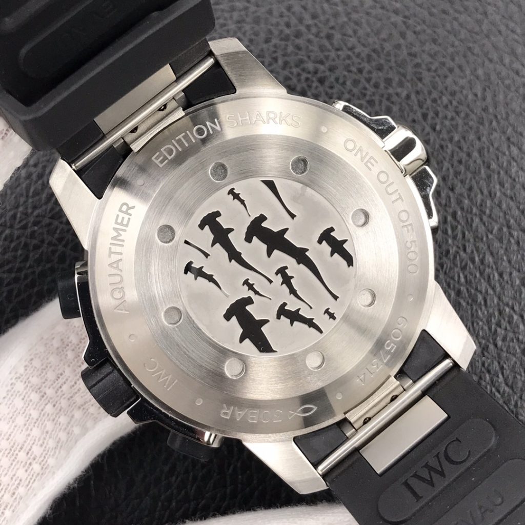 IWC Aquatimer Sharks Case Back