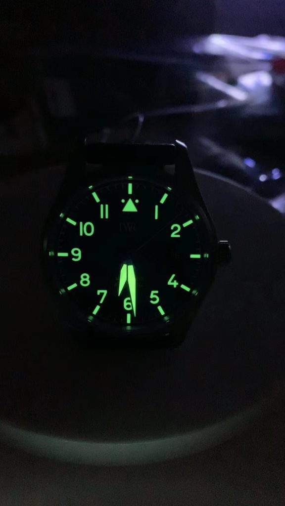 IWC Mark XX Dial Lume