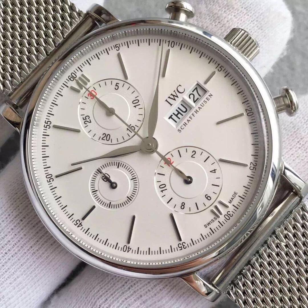 IWC Portofino Chrono White Dial