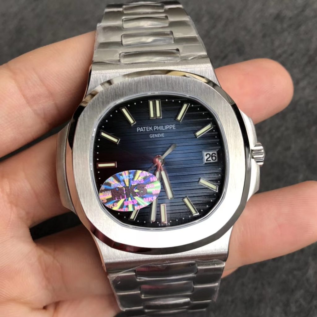 MKS Replica Patek Philippe Nautilus Blue Dial