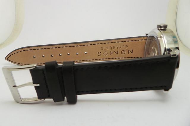 Nomos Tangente Black Leather Strap