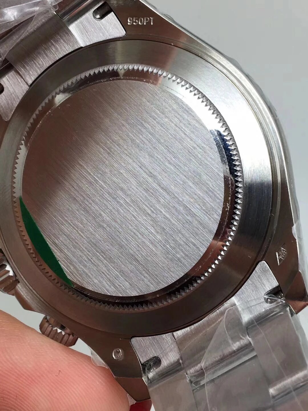 Noob Rolex Daytona Ice Blue Case Back