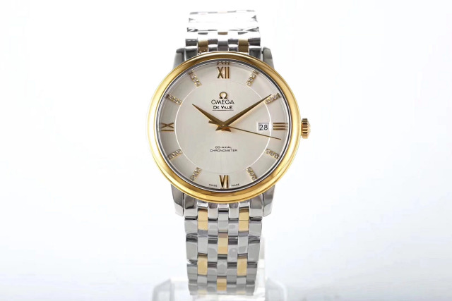 Omega De Ville Two Tone Yellow Gold