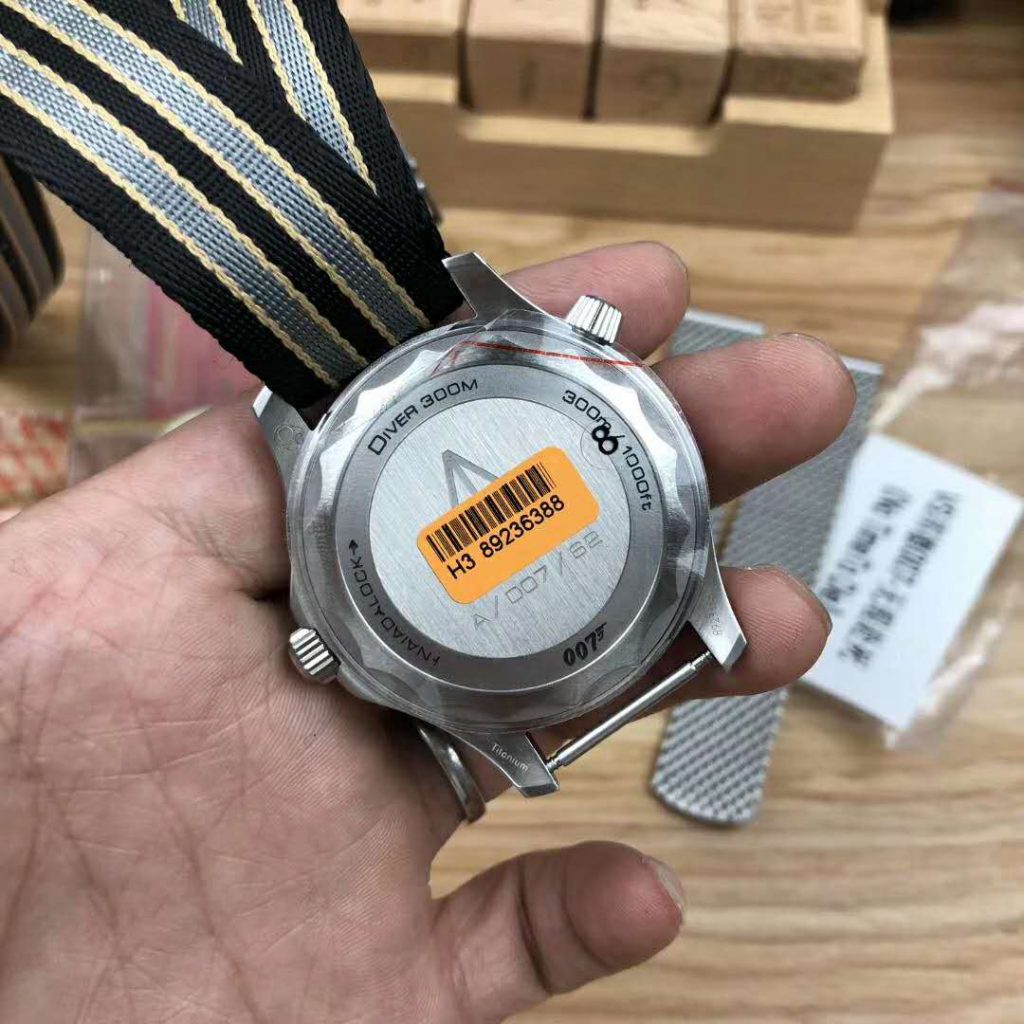 Omega No Time To Die Case Back