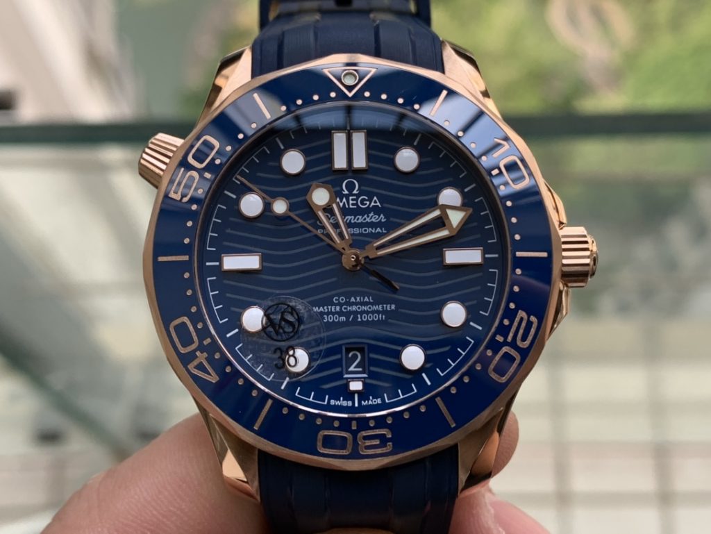 Omega Seamaster Diver 300m Blue Wave Dial