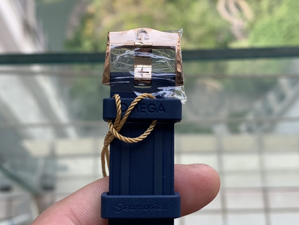 Omega Seamaster Rose Gold Buckle