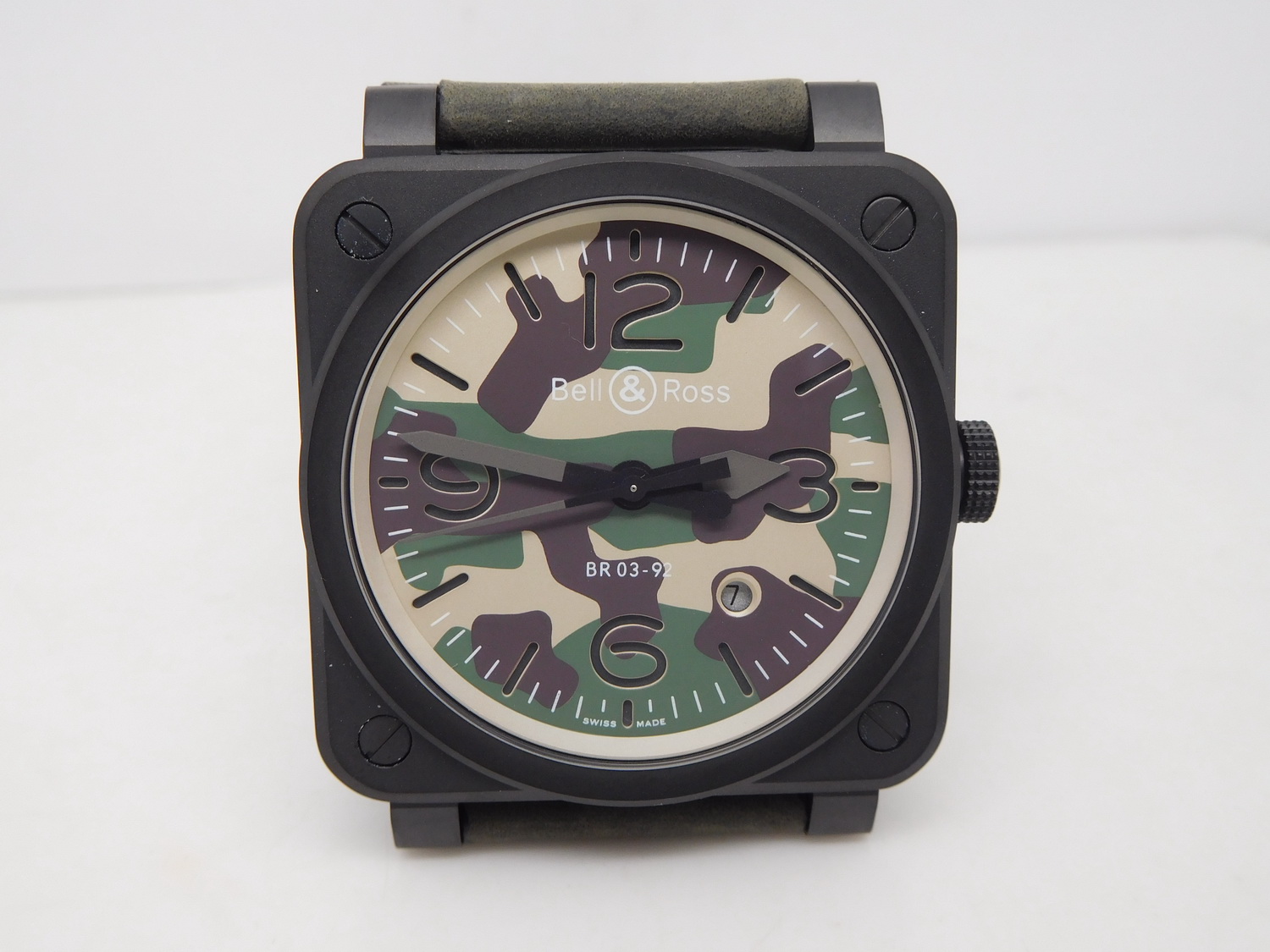 Replica Bell Ross BR03-92 Camo PVD Black