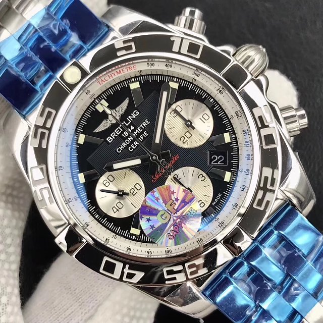 Replica Breitling Chronomat B01 AB0110 Black Dial