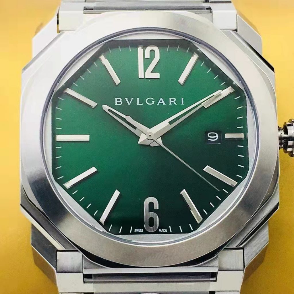 Replica Bvlgari Octo Green Dial