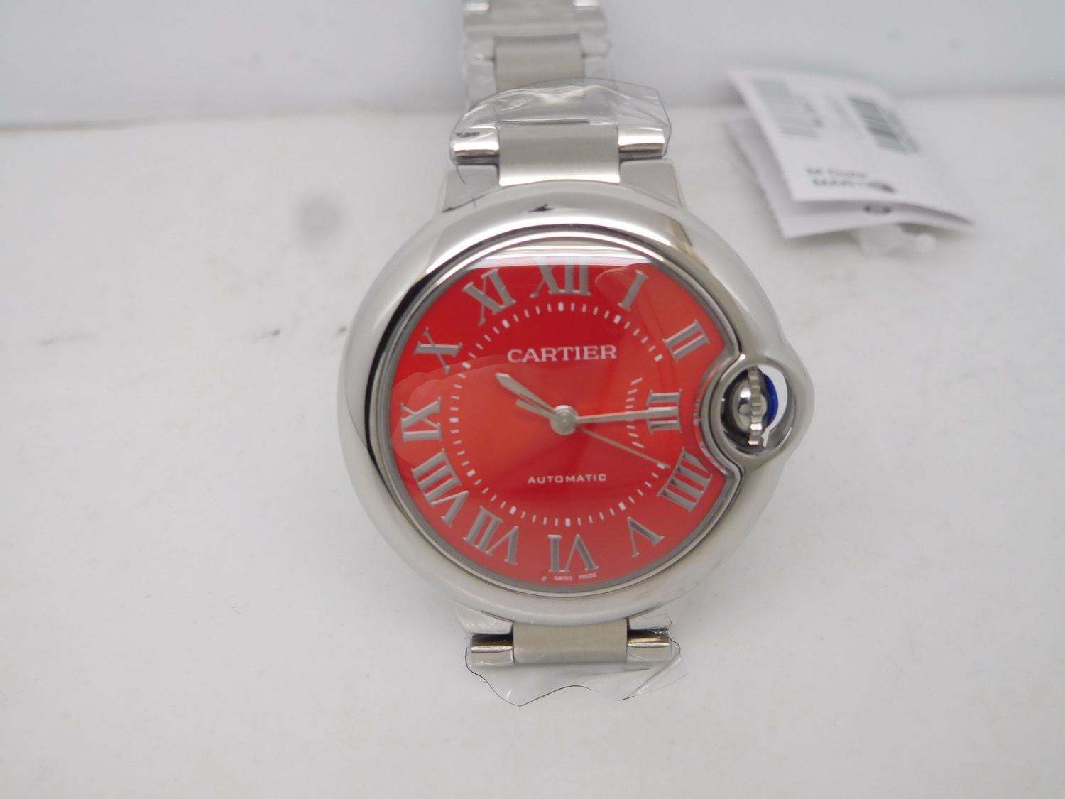 Replica Cartier Ballon Bleu 33mm Red