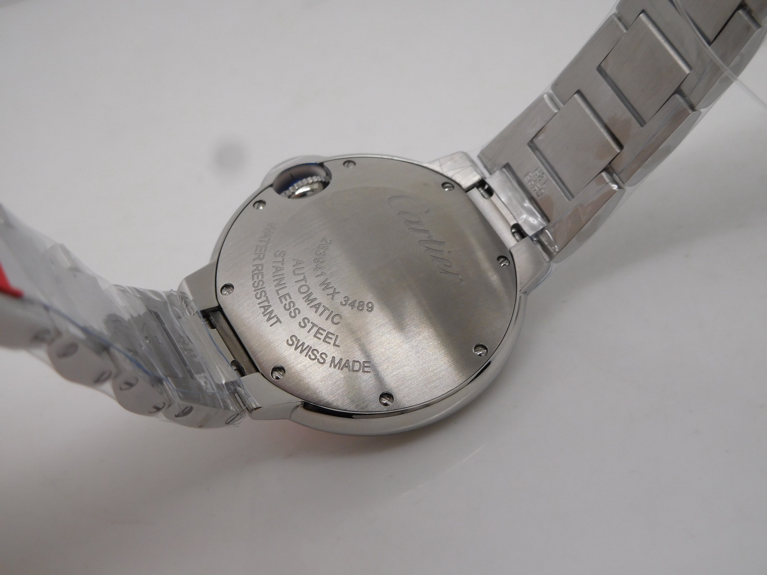 Replica Cartier Ballon Bleu Red Case Back