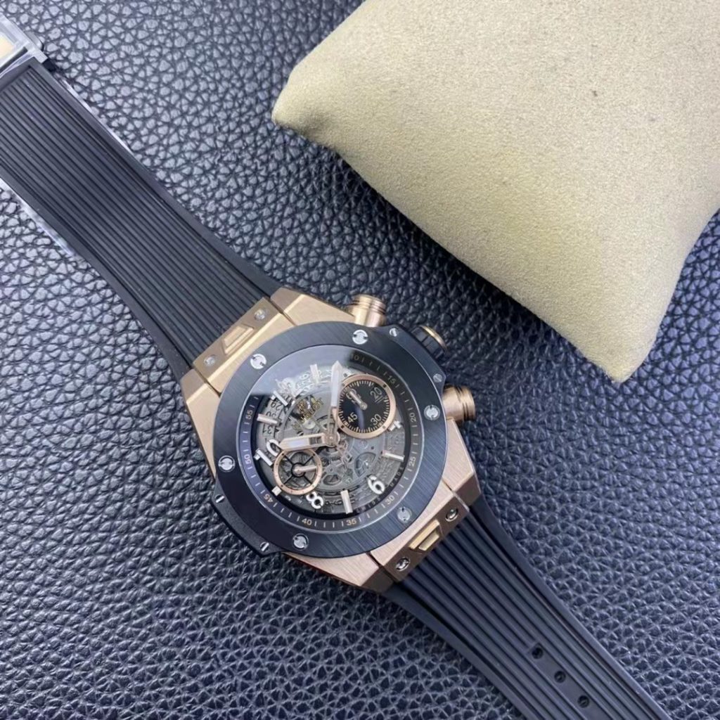Replica Hublot Unice Black Ceramic Bezel