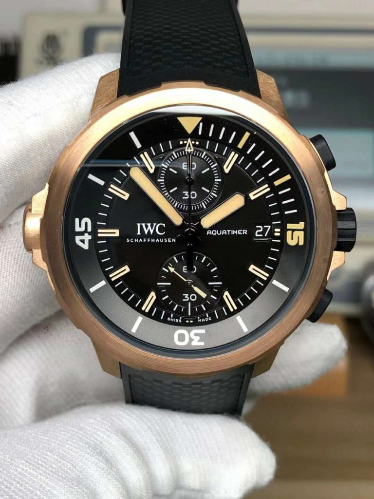 Replica IWC Aquatimer Bronzo Black Dial
