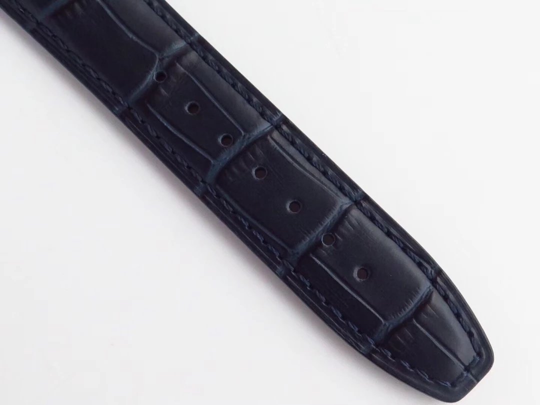 Replica IWC FA Jones Blue Leather Band