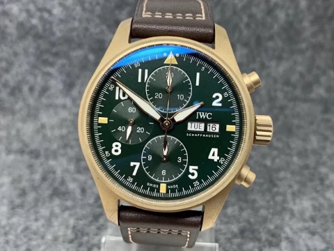 Replica IWC Pilot Chrono Bronze