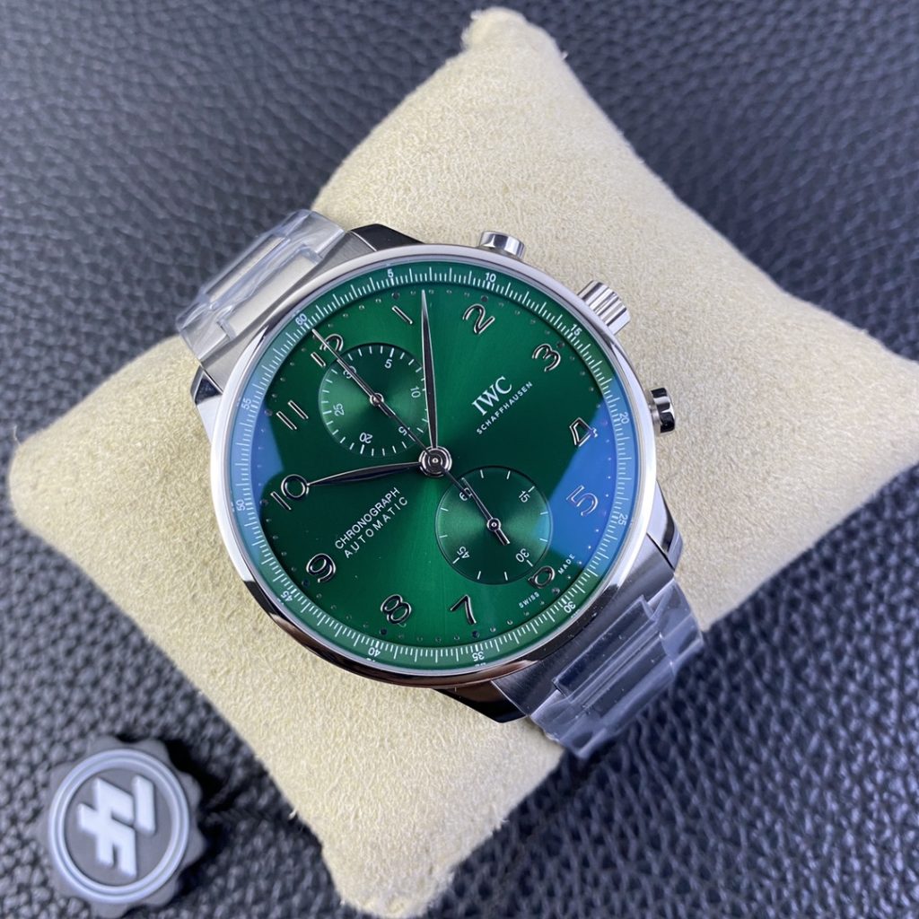 Replica IWC Portuguese Chrono Green Dial