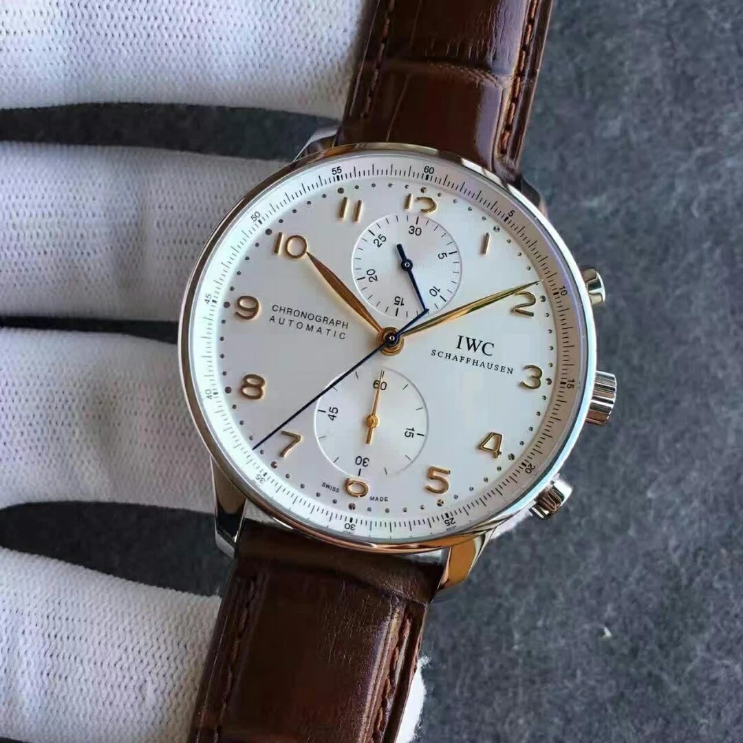 Replica IWC Portuguese IW371445 White Dial