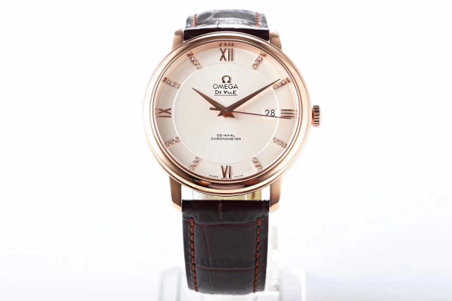 Replica Omega De Ville Rose Gold