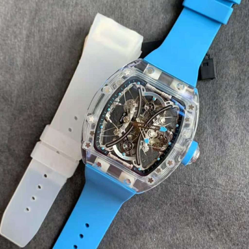 Replica Richard Mille RM 053-02 with Transparent Rubber Strap