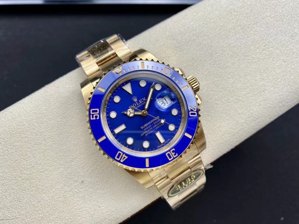 Replica Rolex 40mm Submariner Blue Watch