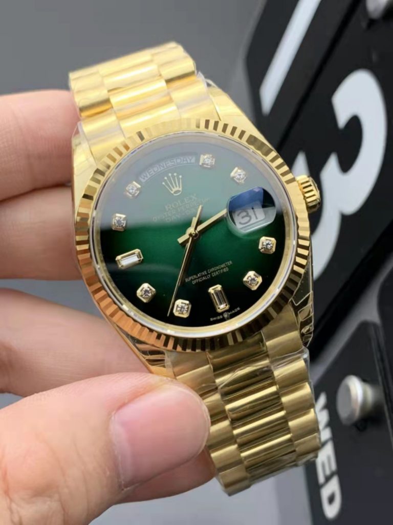 Replica Rolex Day-Date Green Dial