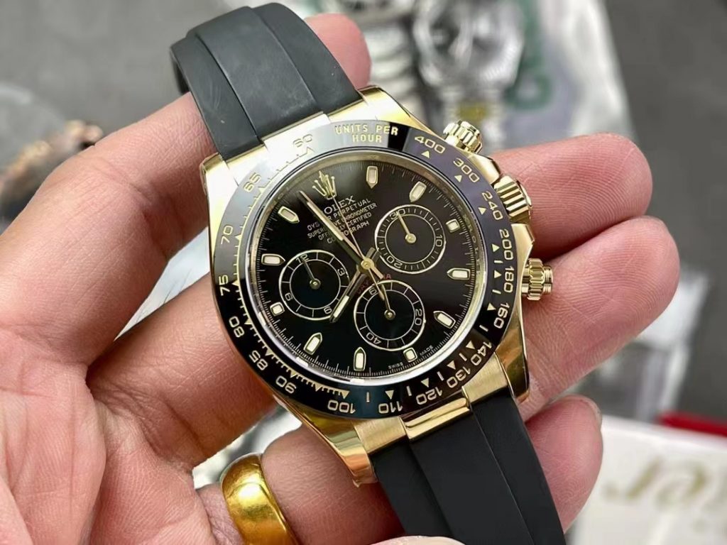 Replica Rolex Daytona Gold Black