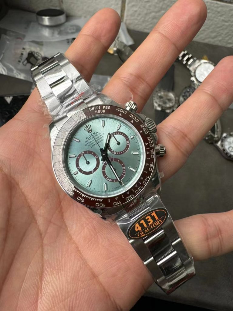 Replica Rolex Daytona Ice Blue Daytona Crystal Back