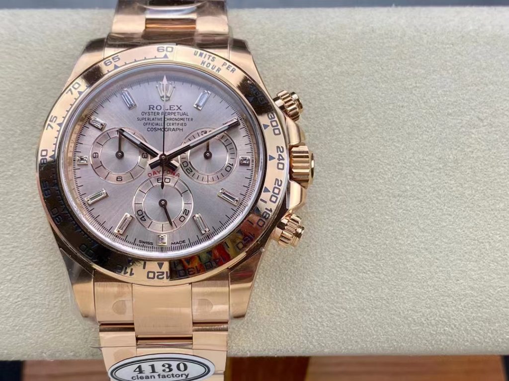 Replica Rolex Daytona Rose Gold Diamonds