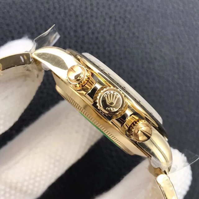 Replica Rolex Daytona Yellow Gold Chronograph Buttons
