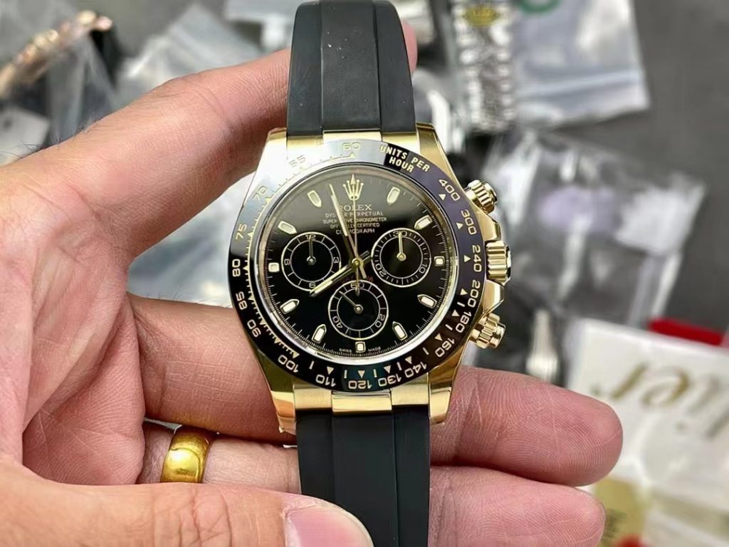 Replica Rolex Daytona Yellow Gold Watch