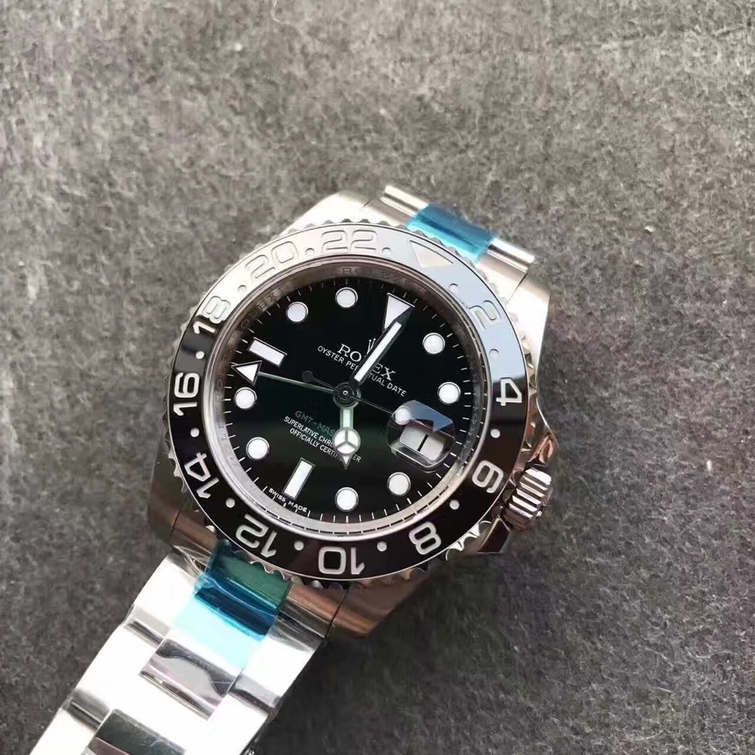Replica Rolex GMT-Master II Black Dial