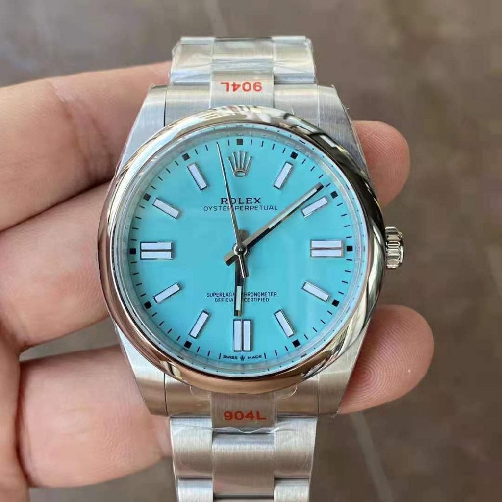 Replica Rolex Oyster Perpetual 41mm Tiffany Blue