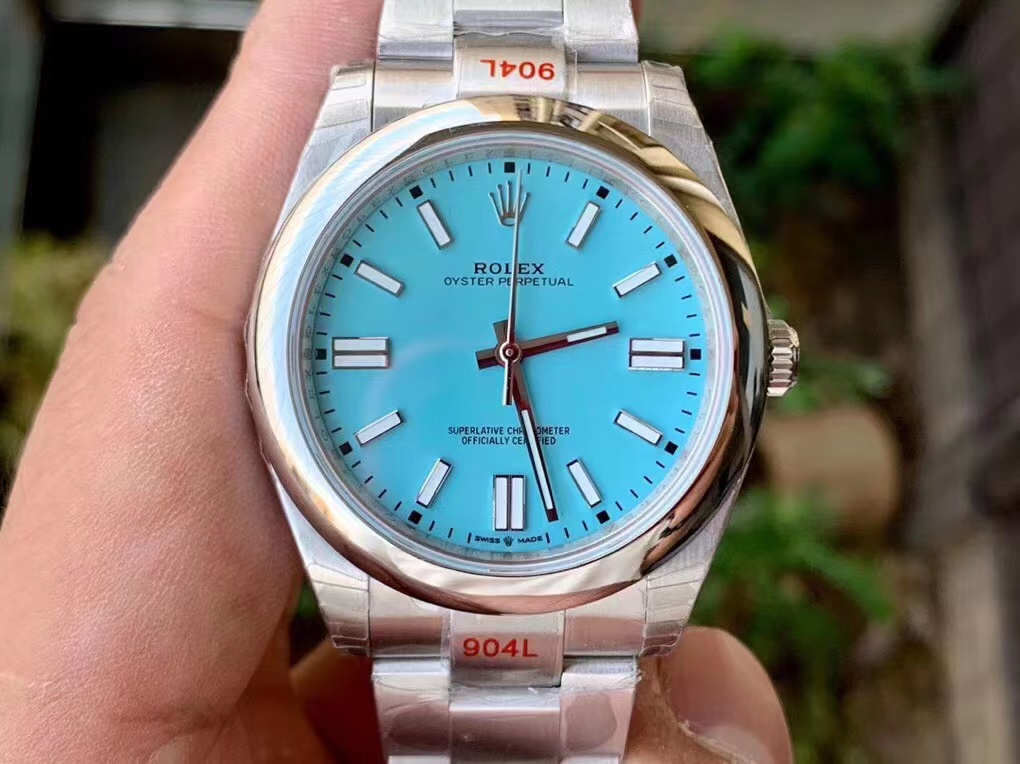 Replica Rolex Oyster Perpetual 41mm Tiffany Blue