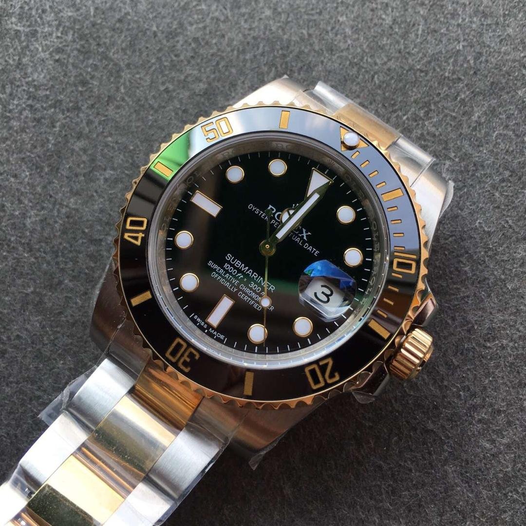 Replica Rolex Submariner 116613LN Black Dial