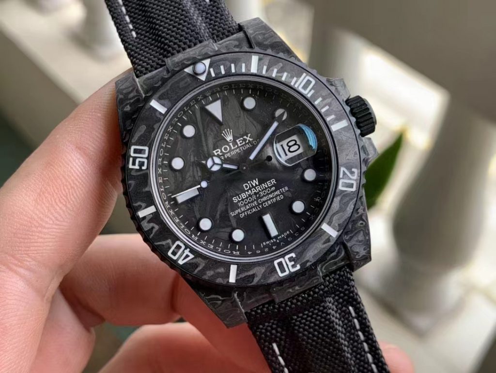 Replica Rolex Submariner Forged Carbon Black