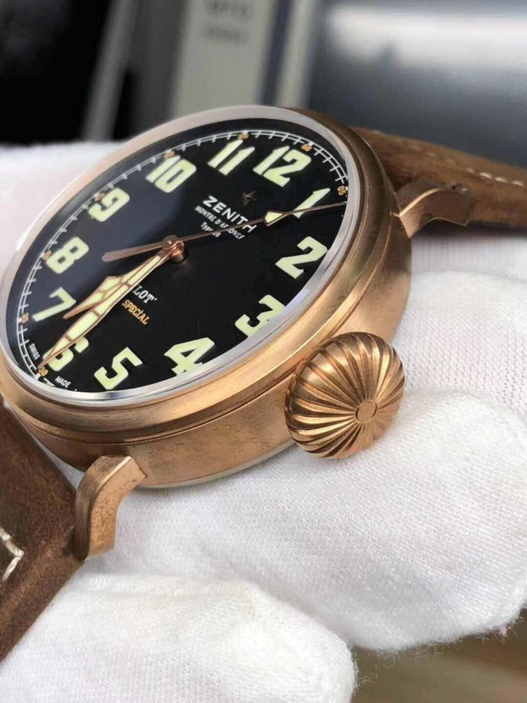 Replica Zenith Pilot Bronze Crown