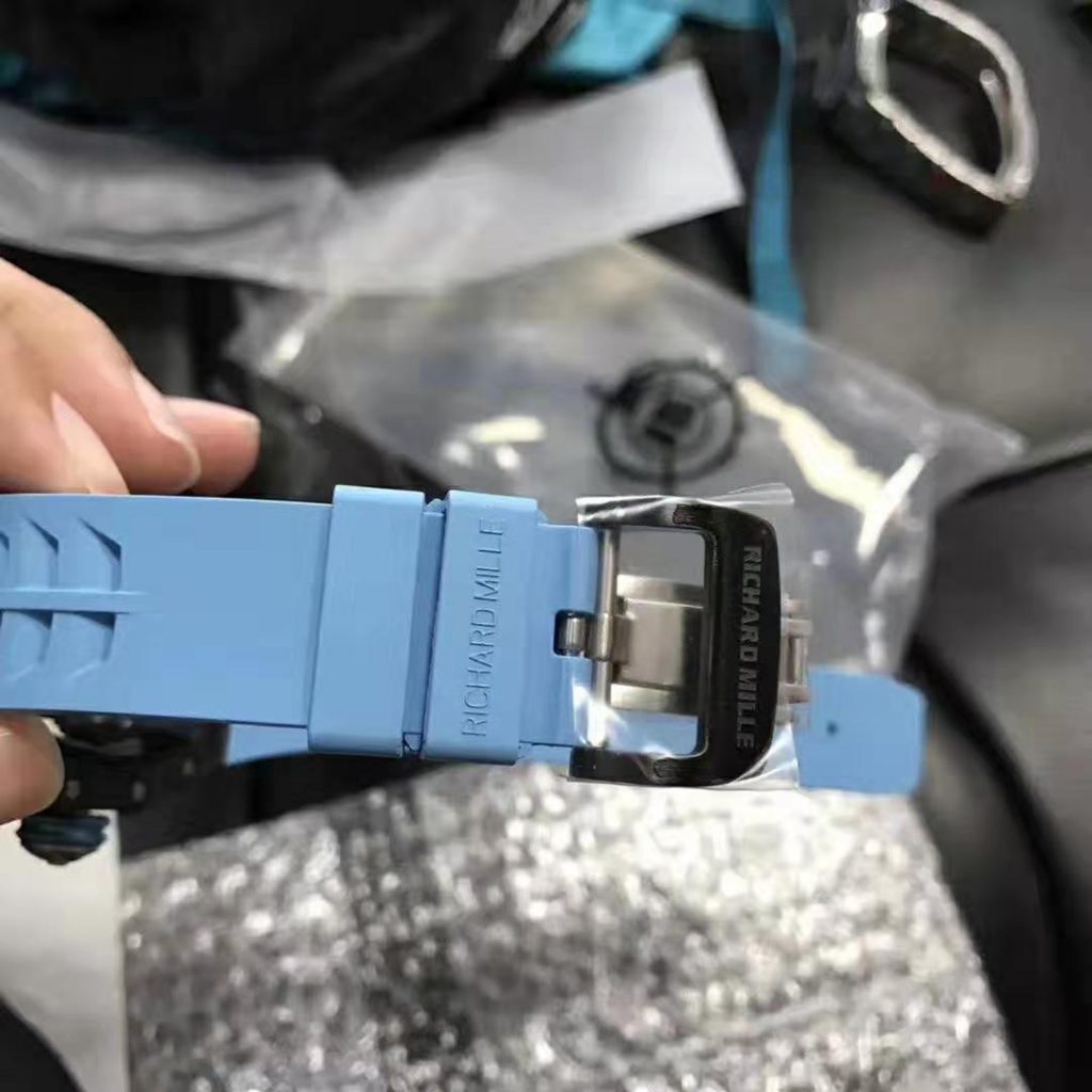 Richard Mille RM53-01 Blue Rubber Strap