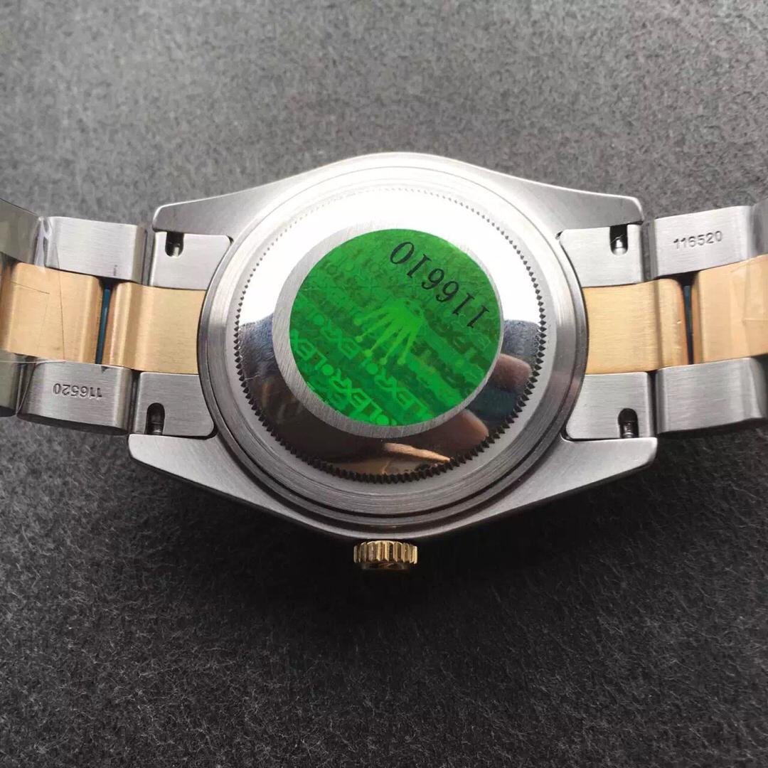 Rolex 116333 Back with Green Sticker