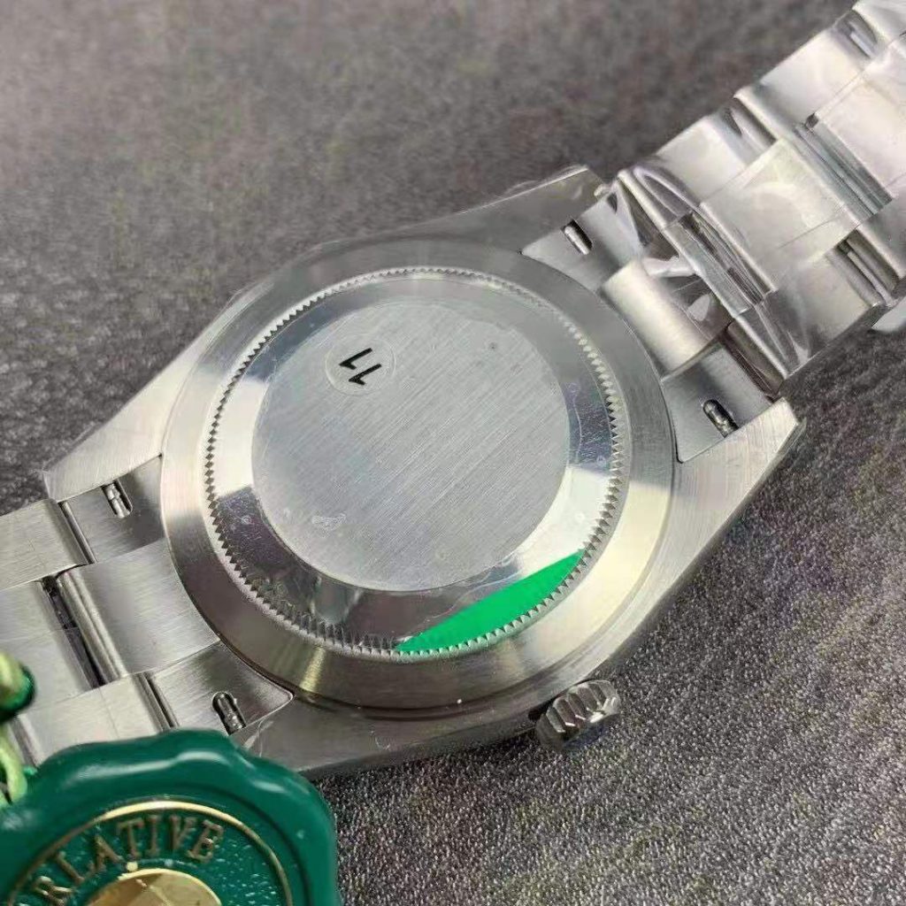 Rolex Datejust Silver Case Back